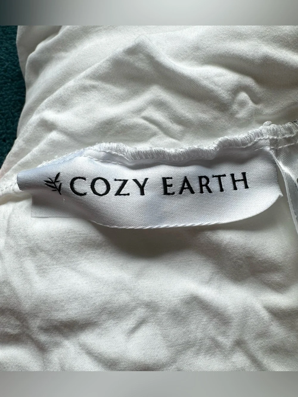 Cozy Earth Bamboo Viscose Fitted Sheet Split King / Twin White Luxury Cooling